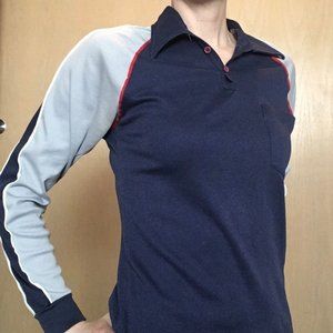 Vintage collared long sleeved tee